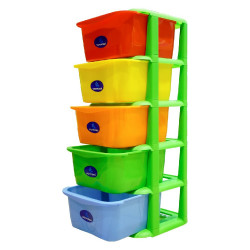 خزانة فويجر 5 ادراج ملونه