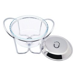 سخان بوفية فضي شمع مقاس 2 لتر سخان بوفية فضي شمع مقاس 2 لتر