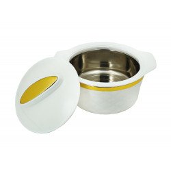 حافظة طعام أبيض و ذهبي حافظة طعام أبيض و ذهبي