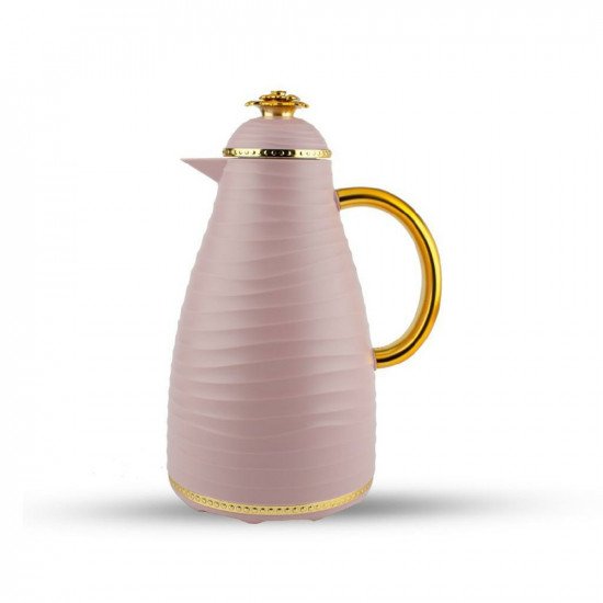 ترمس شاي فاخر باصرة وردي بحجم  1.5 لتر