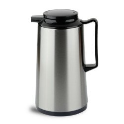 حافظة شاي وقهوة استيل سعة 1.0 لتر لون فضي حافظة شاي وقهوة استيل سعة 1.0 لتر لون فضي
