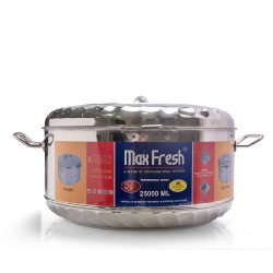 حافظة طعام استيل ماكس فريش 1 لتر حافظة طعام استيل ماكس فريش 1 لتر