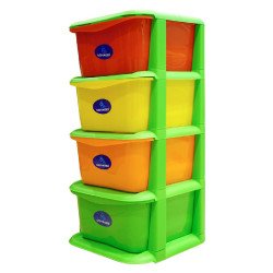 خزانة فويجر 4 ادراج ملونه خزانة فويجر 4 ادراج ملونه