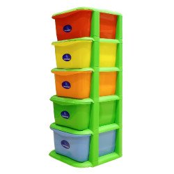 خزانة فويجر 5 ادراج ملونه