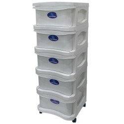 خزانة فويجر 5 دروج عريض رمادي -BPF خزانة فويجر 5 دروج عريض رمادي -BPF