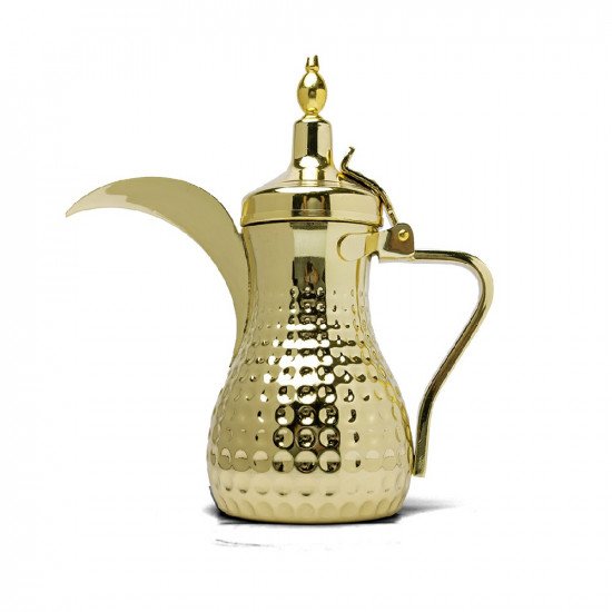 دلة باصرة للقهوة العربية ذهبي بسعه 0.7 لتر