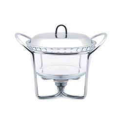 سخان بوفية فضي شمع مقاس 2 لتر سخان بوفية فضي شمع مقاس 2 لتر