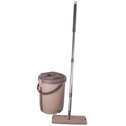 سطل نظافة دائري مع ممسحه لون بني 60-18BBG سطل نظافة دائري مع ممسحه لون بني 60-18BBG