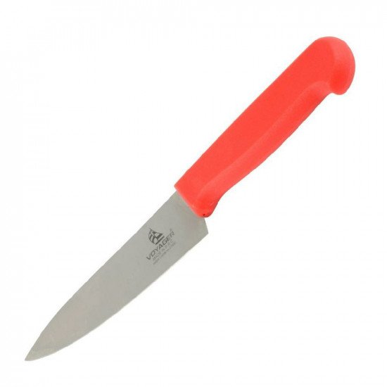 سكين ستيل أحمر 15 سم