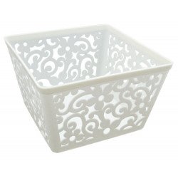 سلة بلاستيك مربع قطعتين  سلة بلاستيك مربع قطعتين