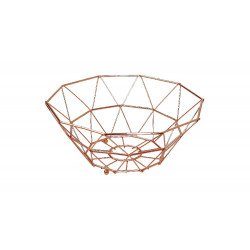 سلة فواكه المنيوم بلون برونزي سلة فواكه المنيوم بلون برونزي