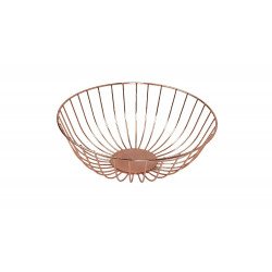 سلة فواكه دائرية المنيوم بلون برونزي سلة فواكه دائرية المنيوم بلون برونزي