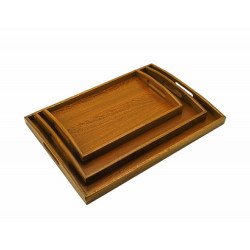 طقم تباسي تقديم خشبية 3 قطع طقم تباسي تقديم خشبية 3 قطع