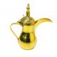 طقم دلة للقهوة العربية ثلاثة مقاسات ذهبي