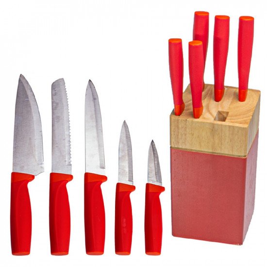 طقم سكاكين مطبخ 6 قطع