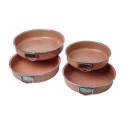 طقم صواني كيك المنيوم بيج 4 قطع 24-30 سم طقم صواني كيك المنيوم بيج 4 قطع 24-30 سم