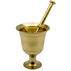 طقم هاون نحاس ذهبي منقوش  3 قطع  طقم هاون نحاس ذهبي منقوش  3 قطع