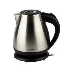 غلاية  فويجر استيل كهربائية 1.7 لتر لون أسود غلاية  فويجر استيل كهربائية 1.7 لتر لون أسود