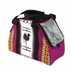 شنطة رحلات لون زهري شنطة رحلات لون زهري