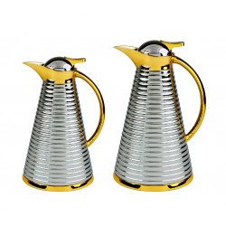 طقم ترامس شاي استيل  مكون من قطعتين 