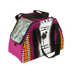 شنطة رحلات لون زهري